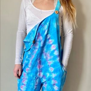 Boho Blue Overalls